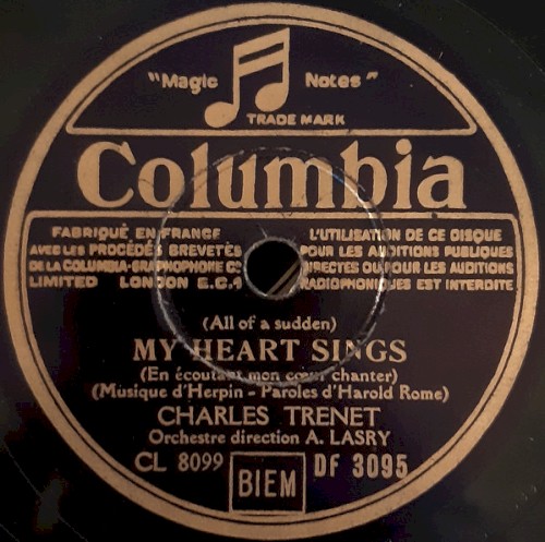 (All of a Sudden) My Heart Sings / En écoutant mon cœur chanter