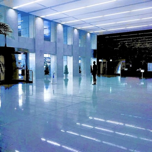 the modern building