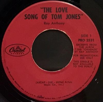 The Love Song of Tom Jones / Theme From "Lilies of the Field"