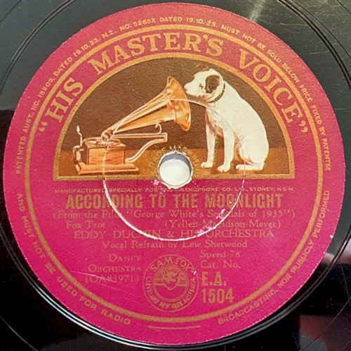According to the Moonlight / It's an Old Southern Custom