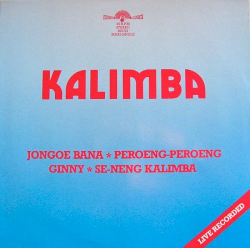 Jongoe bana / Peroeng-peroeng / Ginny / Se-neng kalimba