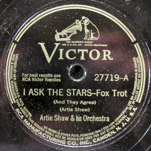 I Ask the Stars (And They Agree) / Take Your Shoes Off, Baby (And Start Runnin' Through My Mind)
