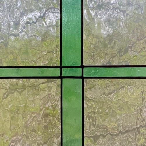 The Cat Went Outside the Green Window