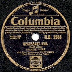 Necessary Evil / When It's Sleepy Time Down South