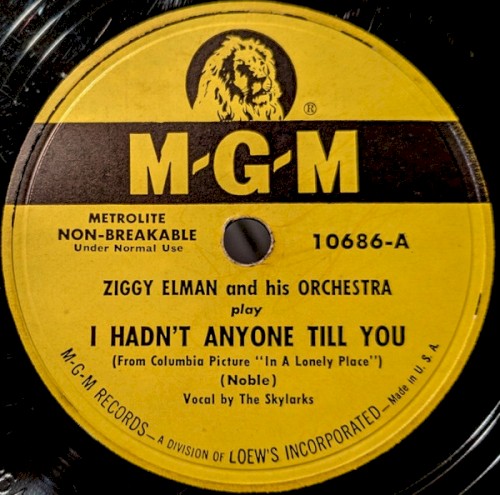 I Hadn't Anyone Till You