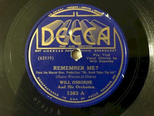 Remember Me? / Am I in Love?