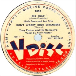 Red Head / Don’t Worry Bout Strangers / If You Knew Susie Like I Know Susie / Scramble Two