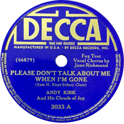 Please Don't Talk About Me When I'm Gone / Why Go on Pretending