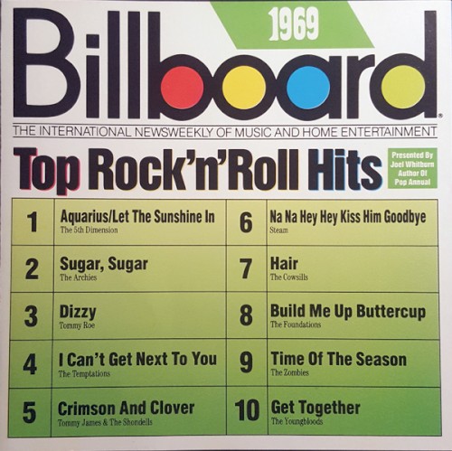 Billboard Top Rock’n’Roll Hits: 1969