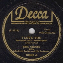 I Love You / I’ll Be Seeing You