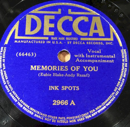 Memories of You / I'm Through