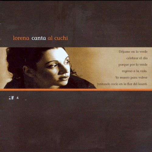 Lorena canta al Cuchi
