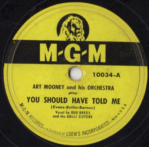 You Should Have Told Me / As Long as I'm Dreaming