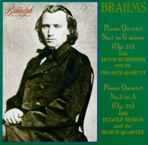 Piano Quartet no. 1 in G minor / Piano Quartet no. 2 in A