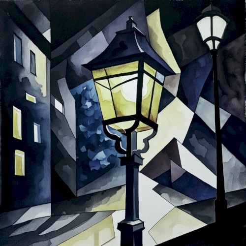 The Old Streetlamp