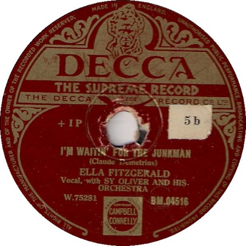 I’m Waitin’ for the Junkman / Basin Street Blues