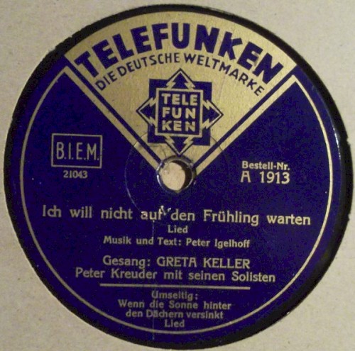 Ich will nicht auf den Frühling warten / Wenn die Sonne hinter den Dächern versinkt