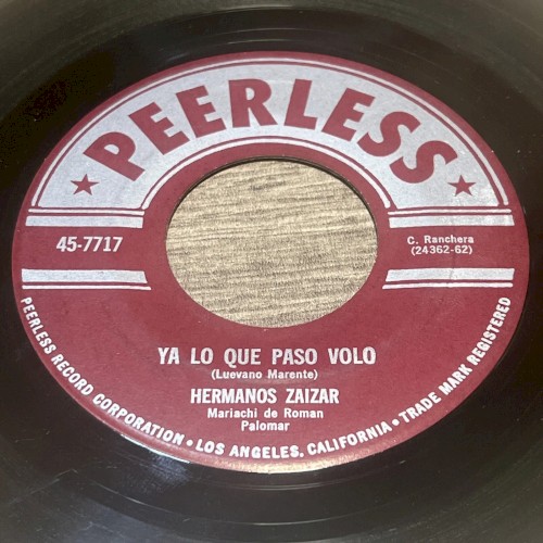 Ya lo que paso volo / Esta tristeza mía