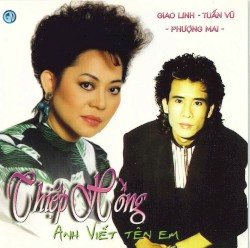 Thiệp hồng anh viết tên em