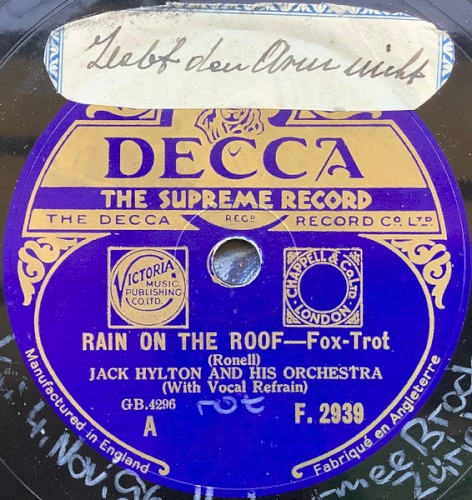 Rain on the Roof / The Blue of the Night