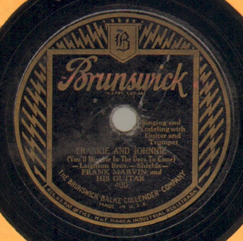 Frankie and Johnnie / I'm Riding the Blinds on a West Bound Train