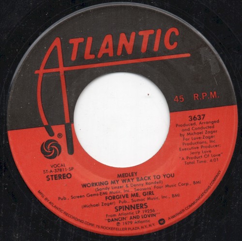 Working My Way Back To You / Forgive Me, Girl