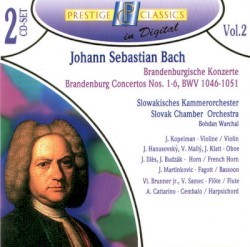 Brandenburgische Konzerte nos. 1-6, BWV 1046-1051