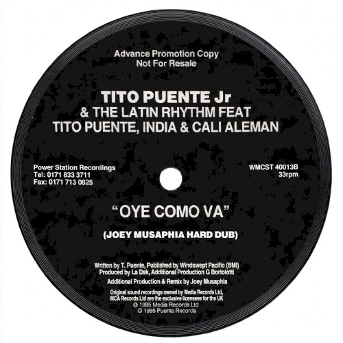 Oye Como Va (Joey Musaphia Hard Dub) Remastered