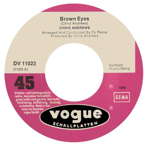 Brown Eyes / Hello Honey Pie