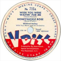Wish You Were Waitin’ for Me / Honeysuckle Rose / And Then It’s Heaven / I Can’t Get Started
