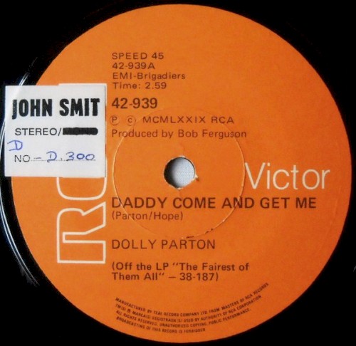 Daddy Come and Get Me / Daddy Was an Old Time Preacher Man