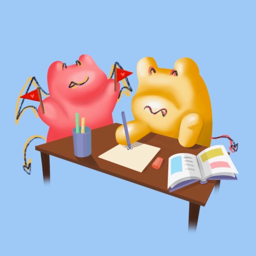 study with gummy