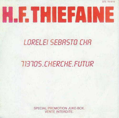 Loreleï Sebasto Cha / 713 705.Cherche.Futur