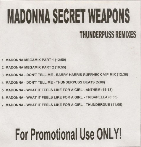 Madonna Secret Weapons