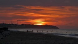 red waves