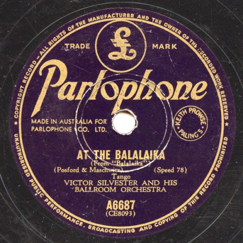 At the Balalaika / Weary River