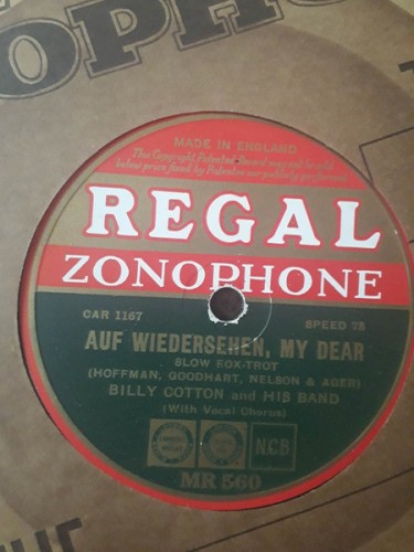 Auf Wiedersehen, My Dear / Where the Blue of the Night (Meets the Gold of the Day)