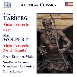 Harberg: Viola Concerto / Elegy / Wolpert: Viola Concerto no. 1 "Giants"