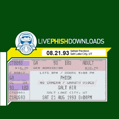 1993-08-21: Saltair Pavilion, Salt Lake City, UT, USA