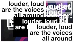 Louder, louder!