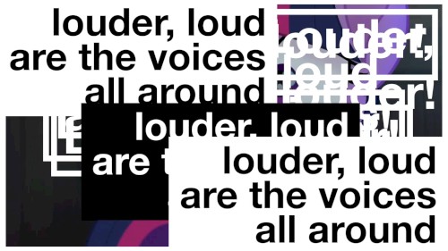 Louder, louder!