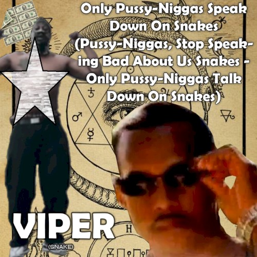 Only Pussy-Niggas Speak Down On Snakes (Pussy-Niggas, Stop Speaking Bad About Us Snakes - Only Pussy-Niggas Talk Down On Snakes)