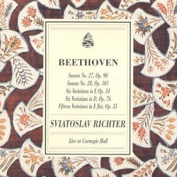 Piano Sonatas and Variations: Live at Carnegie Hall