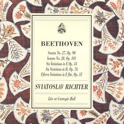 Piano Sonatas and Variations: Live at Carnegie Hall