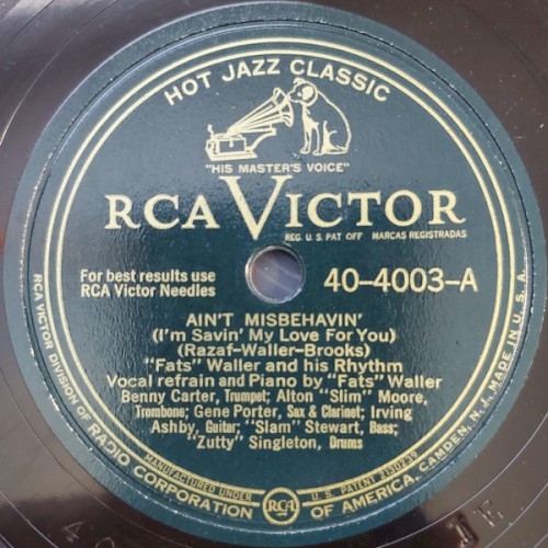 Ain't Misbehavin' (I'm Savin' My Love for You) / Moppin' and Boppin'