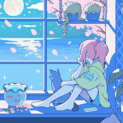 夜桜