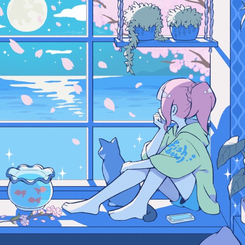 夜桜