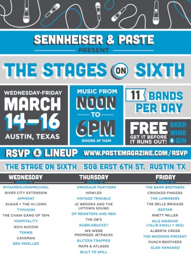 Paste mPlayer #35: 2012 Sennheiser and Paste SXSW Sampler