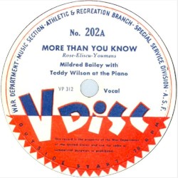 More Than You Know / Seven Come Eleven