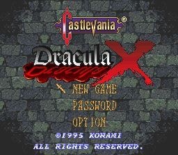 Castlevania Dracula X CST